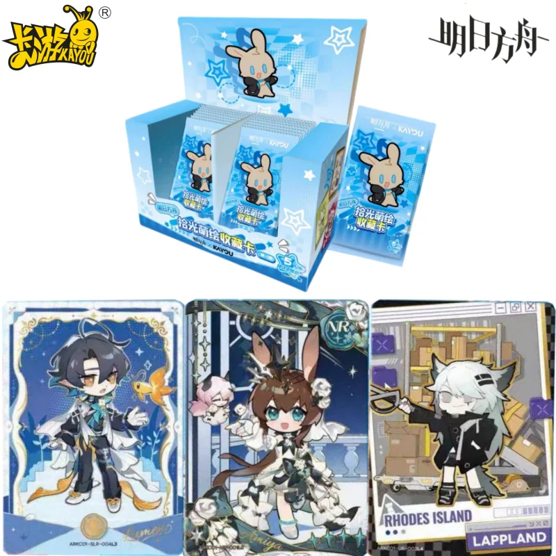 KAYOU Original Arknights Karte „Cherished Moments“ – Niedliche Kunstserie, vergoldete Glitzerkarten, Sammelkarten, Spielzeug, Geschenke