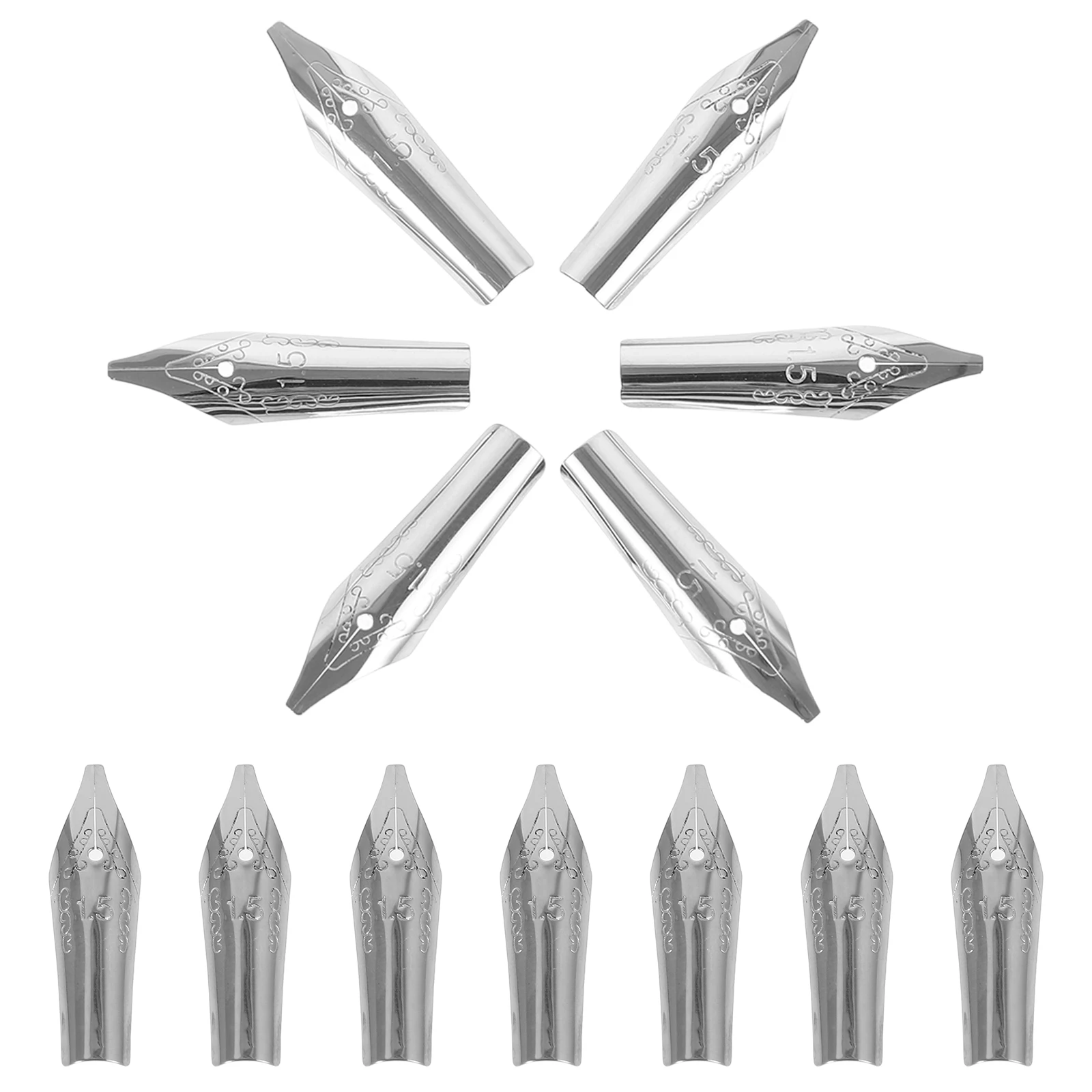 

20Pcs Fountain Pen Nibs Material Smooth Writing Easy Installation for Students Stationery Calligraphy Supplies