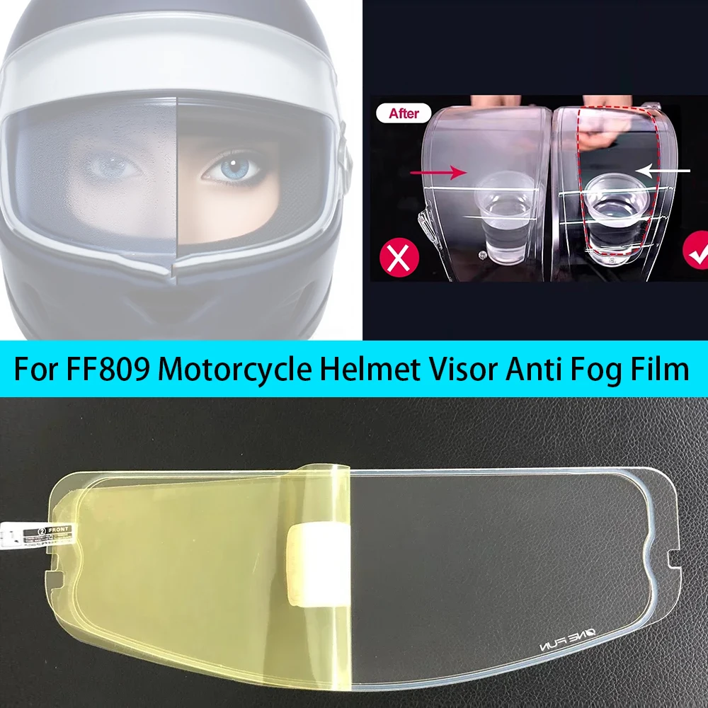 

For LS2 FF809 Helmet Visor Anti Fog Film Motorcycle Helmet Antifog Lens Film Accessories