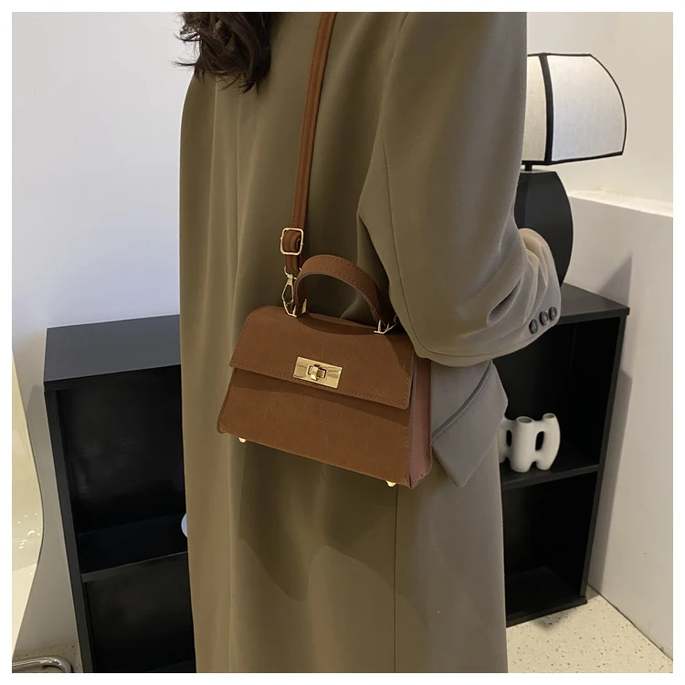 Bolso de Mano Versátil y Moderno para Mujer, Estilo Retro Chic 2026, Bolso Bandolera, Bolso de Hombro, Bolso Cuadrado Suave