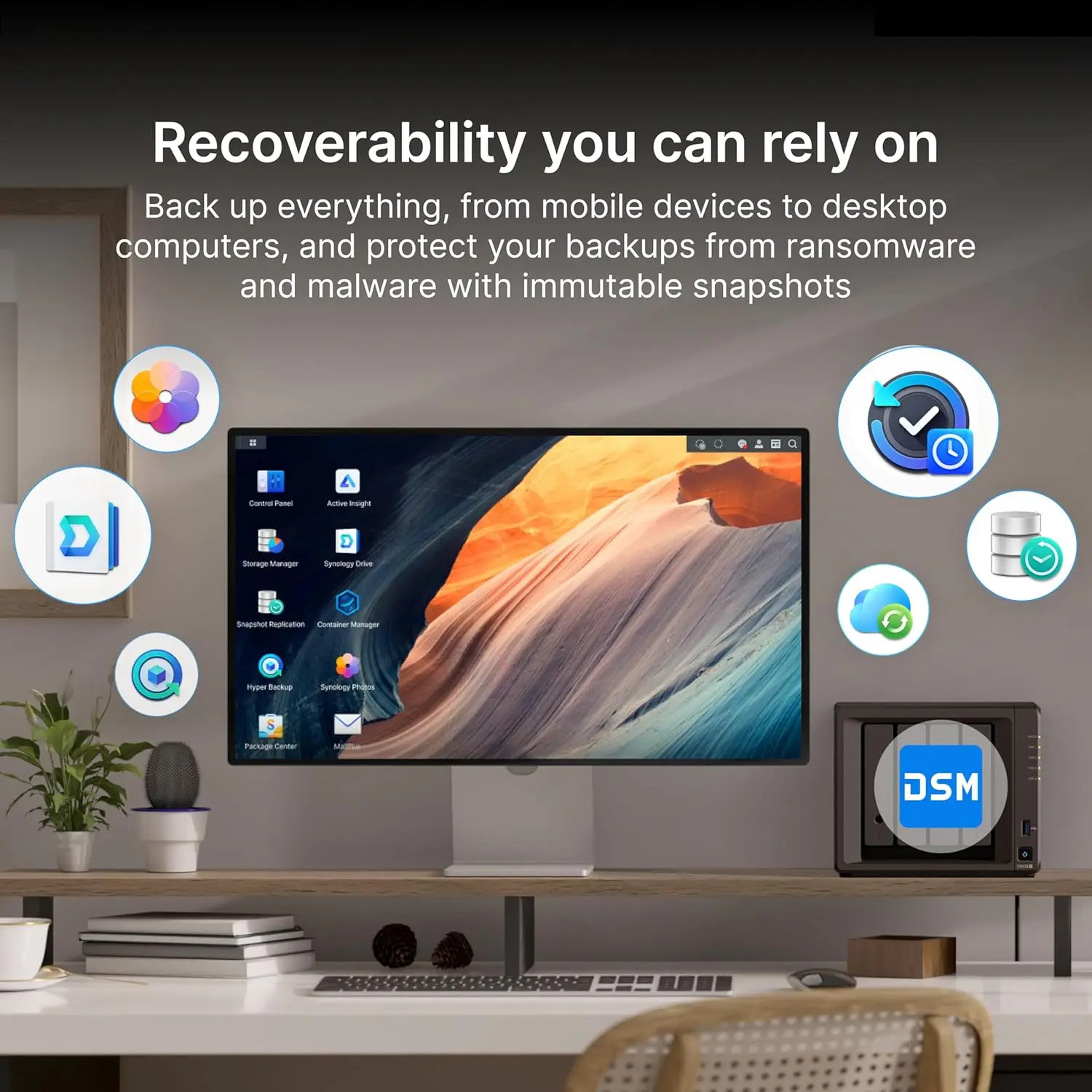 حاوية Synology 4-Bay DiskStation DS925+ NAS (بدون أقراص)