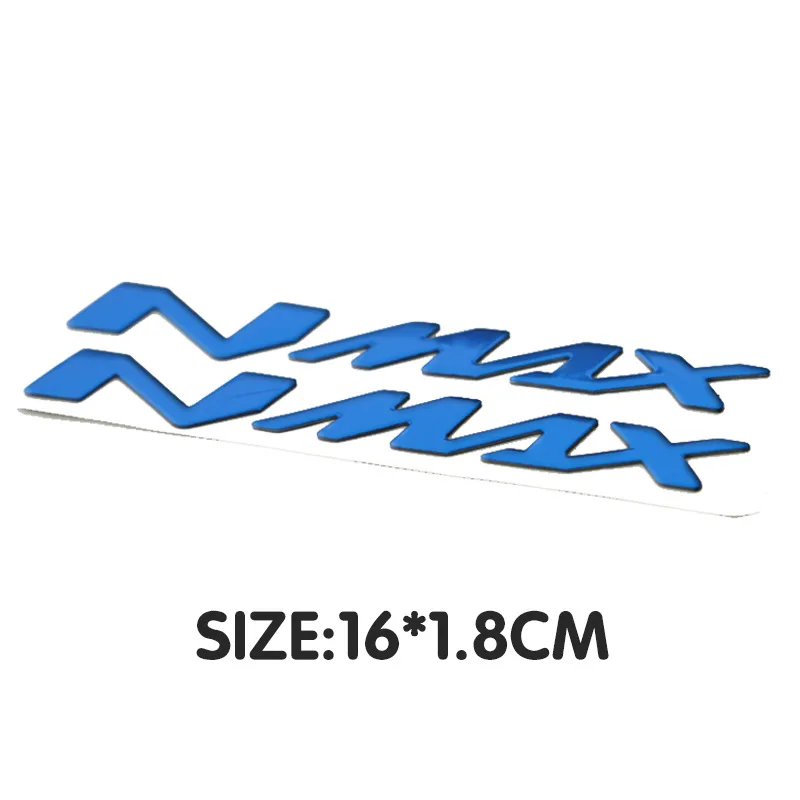 Motorcycle 3D Tank Emblem Stickers N-MAX Logo Decals Applique for Yamaha NMAX N MAX N-MAX 155 250 400 125 Waterproof