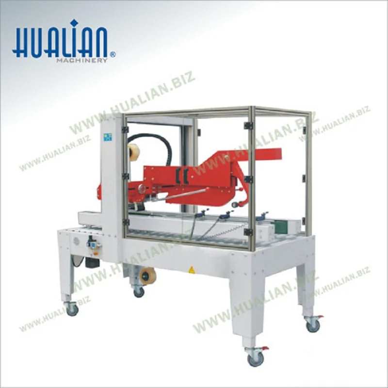 FXJ-5050ZX Hualian أداة صلبة قضية الهاتف المحمول علبة التعبئة والتغليف الحليب أضعاف للطي التلقائي السدادة آلة ختم الكرتون