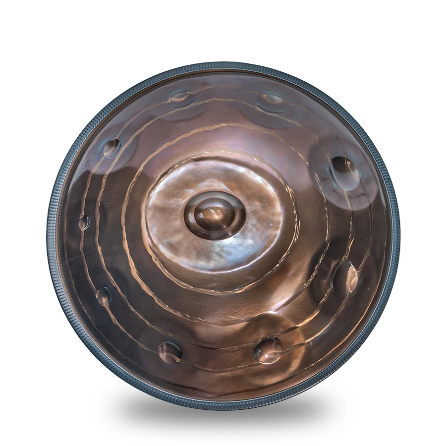Profession Healing Musical Instrument, Bright Moon Pure Hand-polished 10-note Handpan