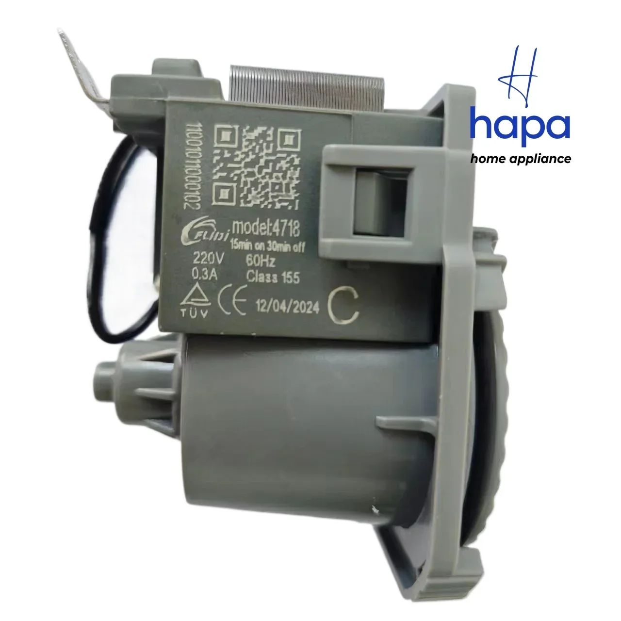 Original, New,4718 220V 60Hz 0.3A(15min on 30min off) Original Dishwasher Drain Pump for MIDEA COMFEE