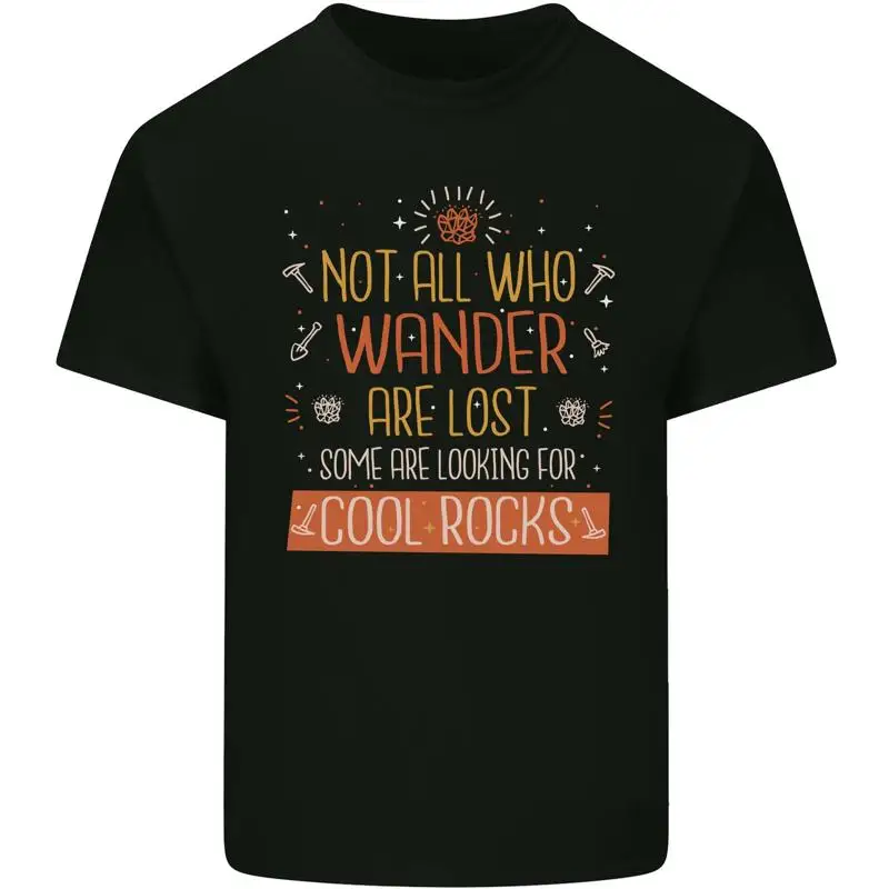 Funny Geology Geologist Science Cool Rocks Mens Cotton T-Shirt Tee Top