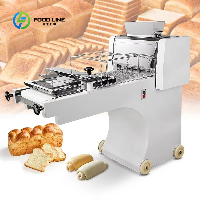 Customized Automatic Bakery Bread Moulder Strap Roller Dough Forming Equipment for Loaf Toast Sandwich Bread Making