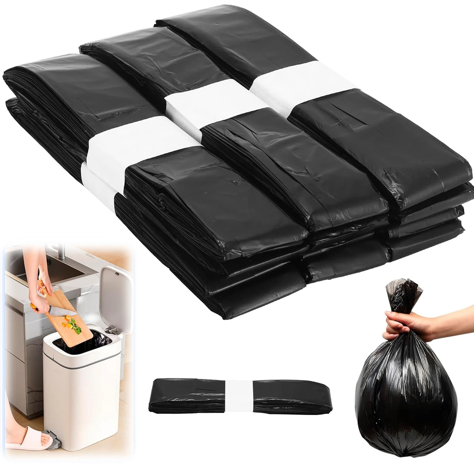 

6 Pack Smart Trash Can Replacement Bags Large 180 Count Automatic Trash Can Refill Bags for Smart Trash Can T1/T1S/T Air