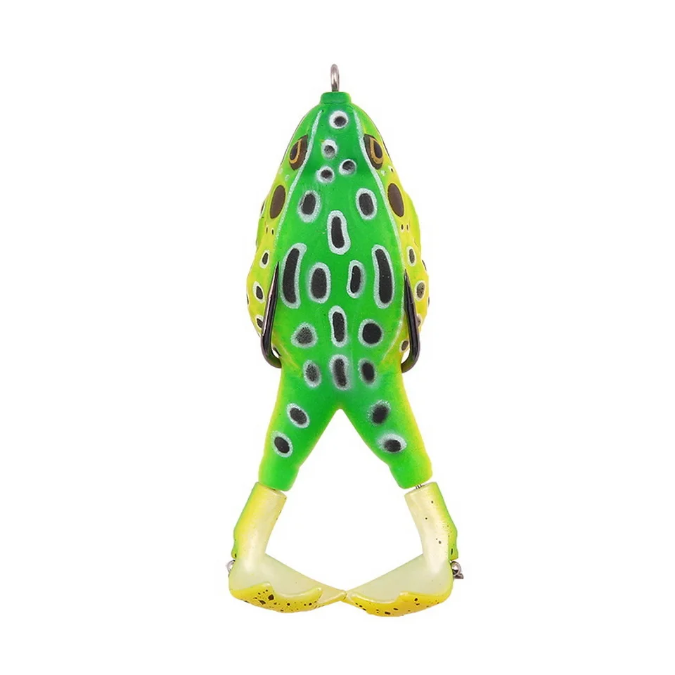 Frosch Köder Doppel Propeller Beine Silikon Weiche Köder 13,6g 16,6g Topwater Wobbler Künstliche Köder Für Bass Wels angeln Werkzeuge – Detail 11
