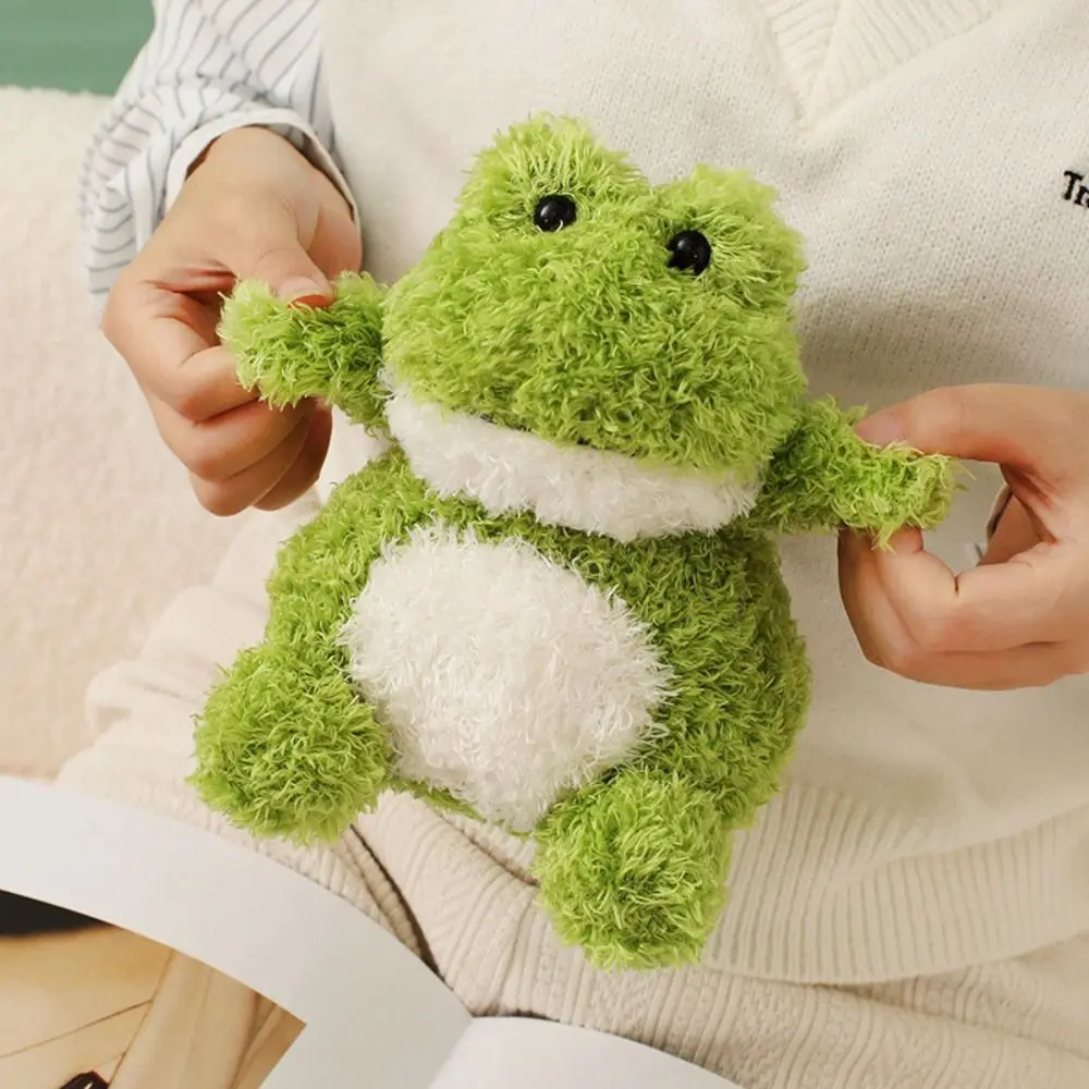 

Fluffy Bobo Sheep Plush Toys Interactive Collection Simulation Frog Stuffed Toys Comfortable Soft Cartoon Sleeping Doll