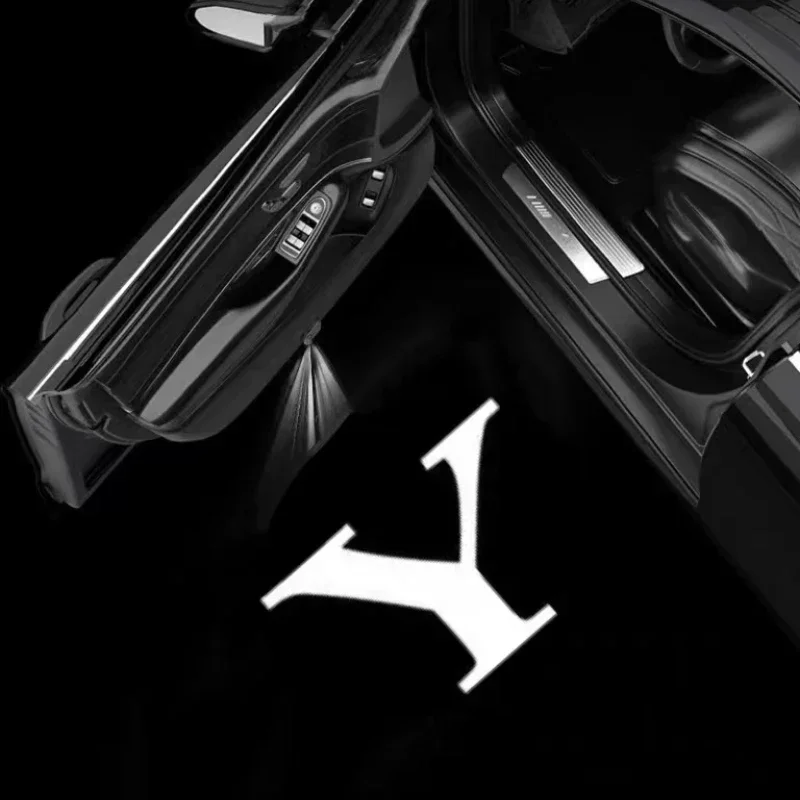 

For Tesla Model 3 S X Y 2015-2020 2021 2022 2023 LED Car Logo Projector Lamp Door Light Shadow Projector Car Goods Accessories