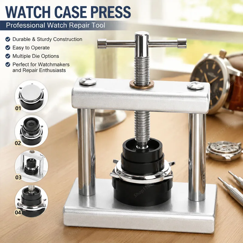 Complete Set Of Molds For Household Manual Back Cover Press, Desktop Watch Cover Press, Watch Repair And Battery Sealing Machine