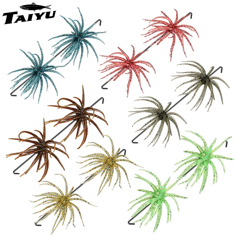 TAIYU 2-piece lure with 5cm 1.9g floating soft bait imitatin