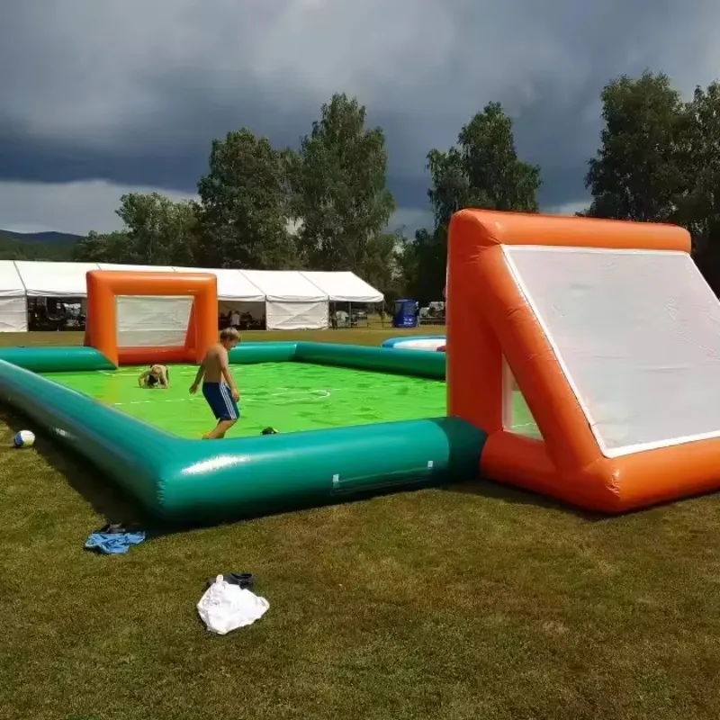 2026High Quality Thick PVC Material Water Sport Field Inflatable Soccer Ball Football Yieldwoniu