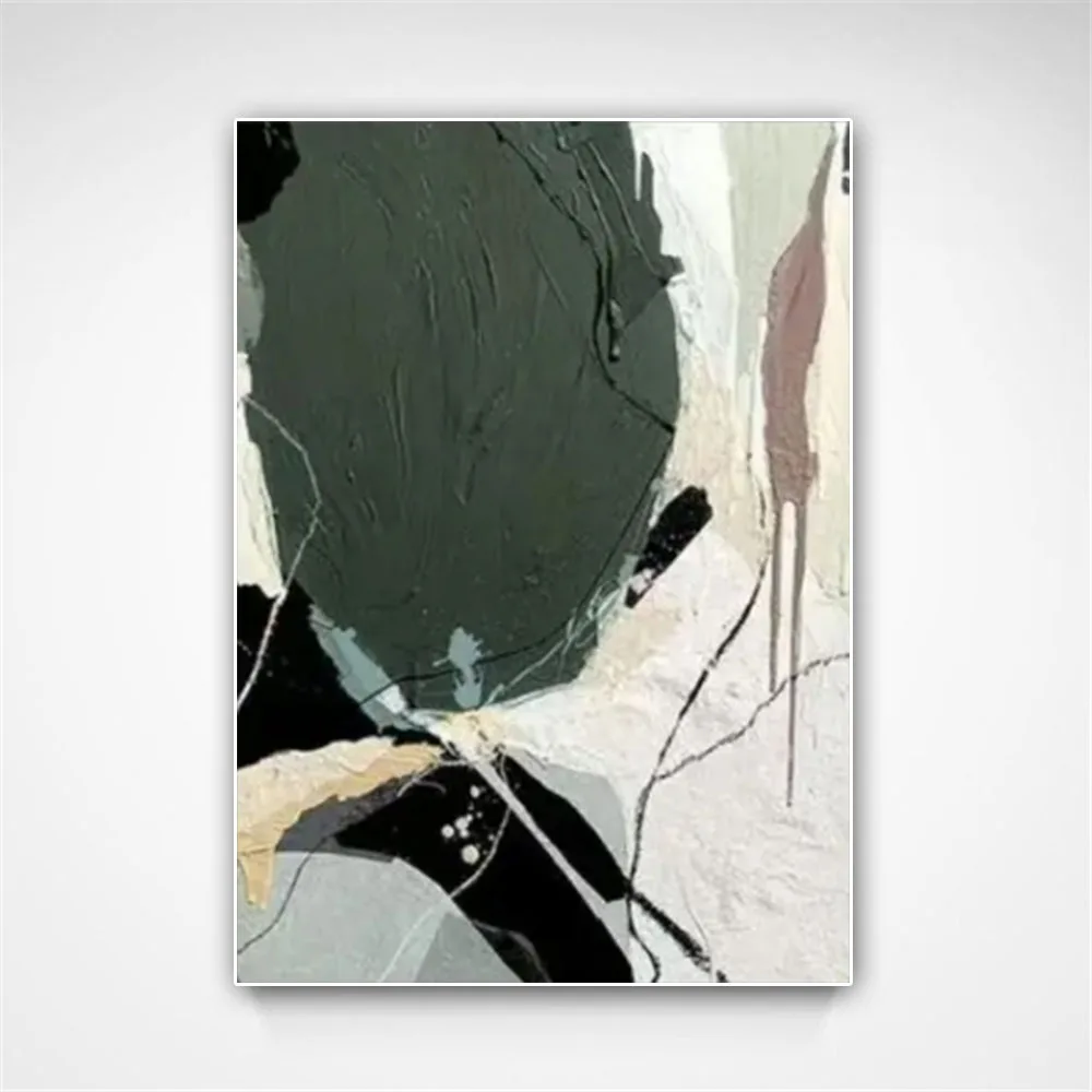 Latest Design Industrial Style Mural 100% Handmade Oil Paintings Gilt Horizon Wall Art Picture For Home Living Room Decor Poster