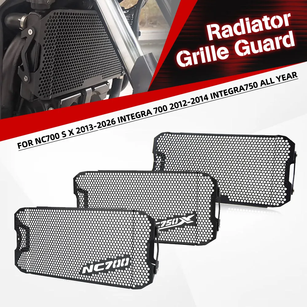 Motorcycle Radiator Grille Guard Grill Cover Protector FOR HONDA NC700S NC700X Integra750 Allyear NC 700 Integra 700 Accessories
