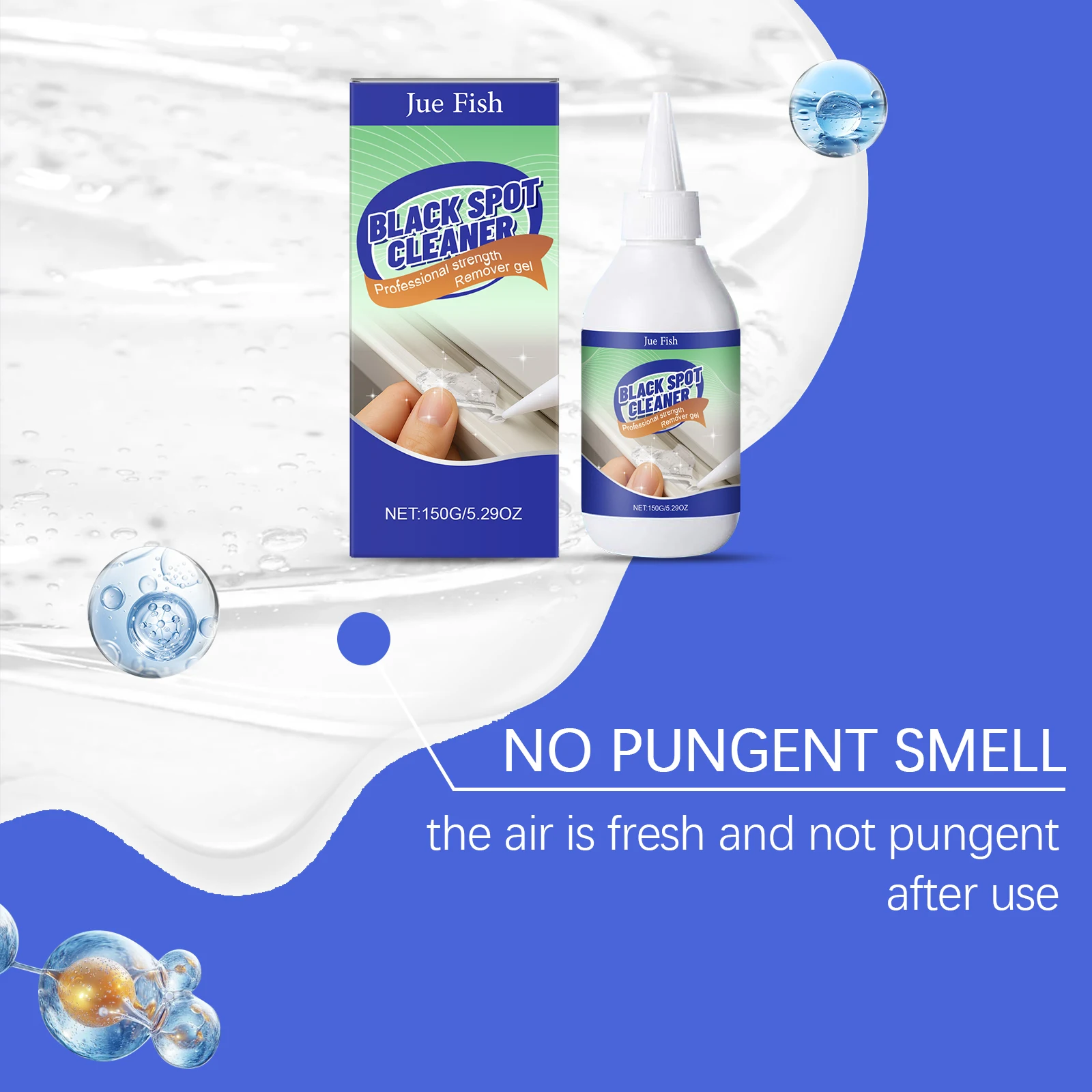 منظف إزالة البقع، مزيل حلقة مطاطية للثلاجة والمطبخ والحمام والغسالة