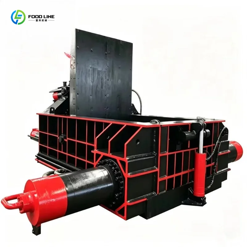 Customized Fully Automatic Metal Briquetting Machine 260Ton For Steel Bar Aluminum Profile Aluminum Can Pressing
