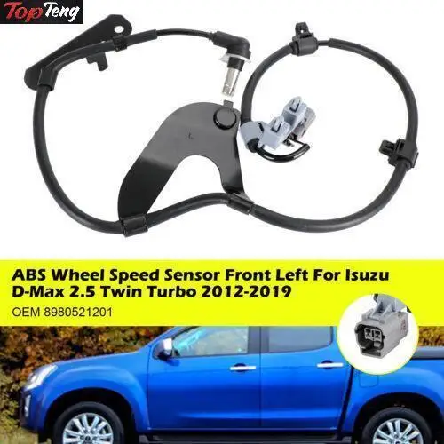 

ABS Wheel Speed Sensor Front Left For Isuzu D-Max 2.5 Twin Turbo 2012-2019