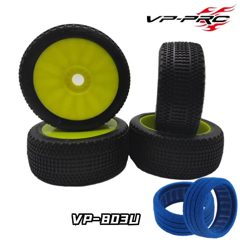 High Quality 1/8 RC Buggy Tire VP PRO 803U Striker Evo Medium Soft 17mm Nut Racing Tire Sponge High Grip ARRMA Xray Hsp Kyosho