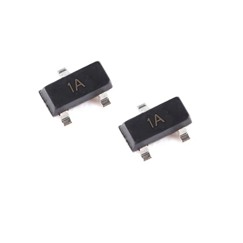 100PCS  BC846A BC846B BC846C Silkscreen 1A 1B 1C patch SOT23 transistor triode
