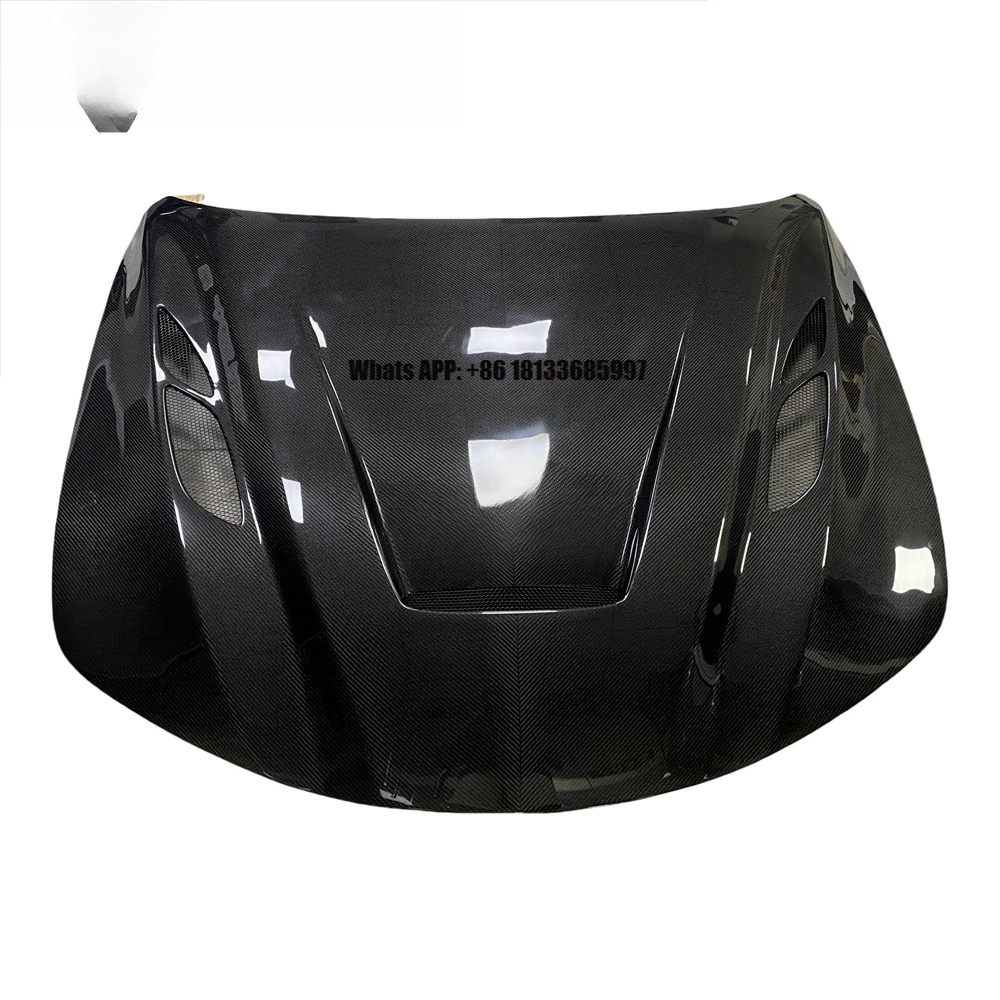 

for Alfa Romeo Giulia GTAM Style Carbon Fiber Engine Hood with Vents New Condition Front Engine Cover