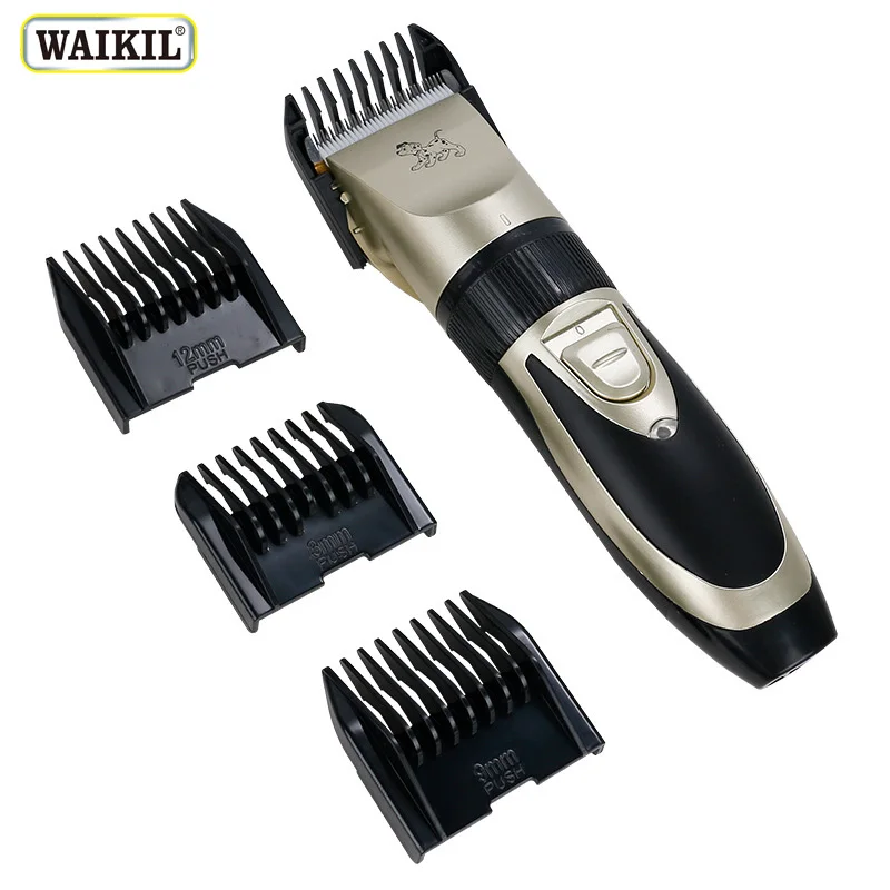 WAIKIL Pet Grooming Tools Cordless Rechargeable Animal Electric Pet Hair Clipper Trimmer Professional Dog Grooming Clippers
