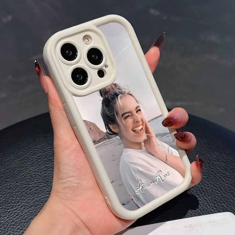 أديسون راي قضية الهاتف المحمول آيفون 17 16 15 14 13 12 11 الهواء برو ماكس زائد رشاقته غطاء ملون من البولي يوريثان غطاء فاخر جميل #4