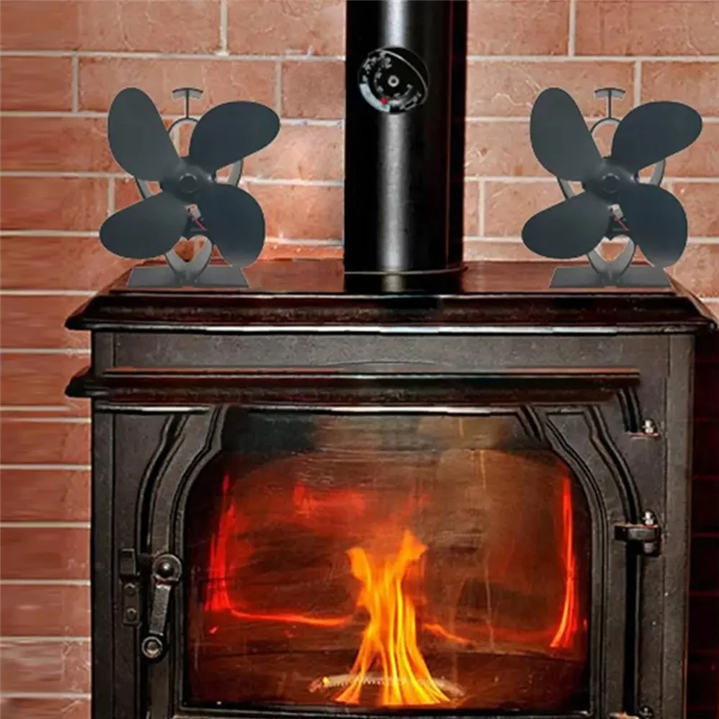 Y42A-вентилятор с тепловым питанием, неэлектрический тепловой вентилятор, вентилятор для камина, вентилятор для печи, циркуляционный вентилятор для теплого воздуха, тихий тепловой вентилятор