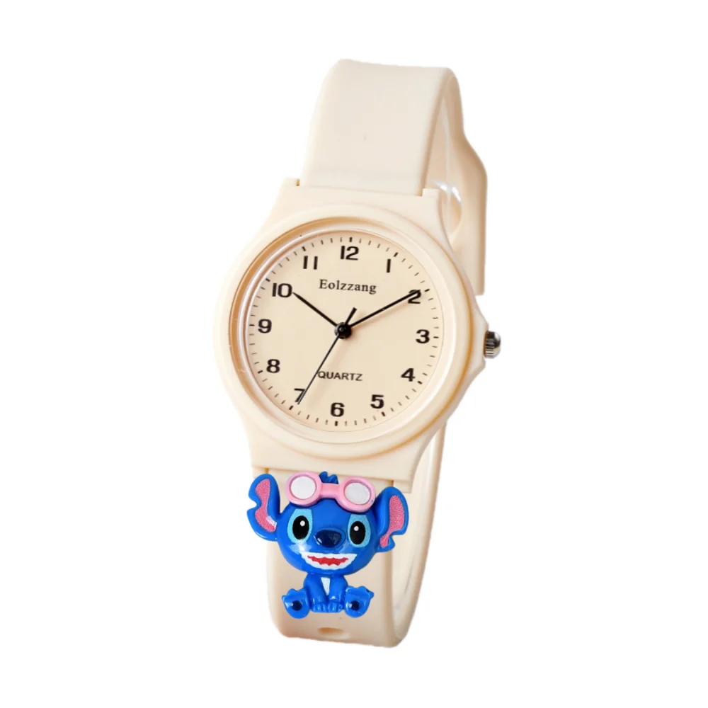 アニメウォッチかわいいリロ & スティッチ男の子女の子腕時計子供ミニマリストかわいい子供漫画腕時計ギフト子供のための女の子時計