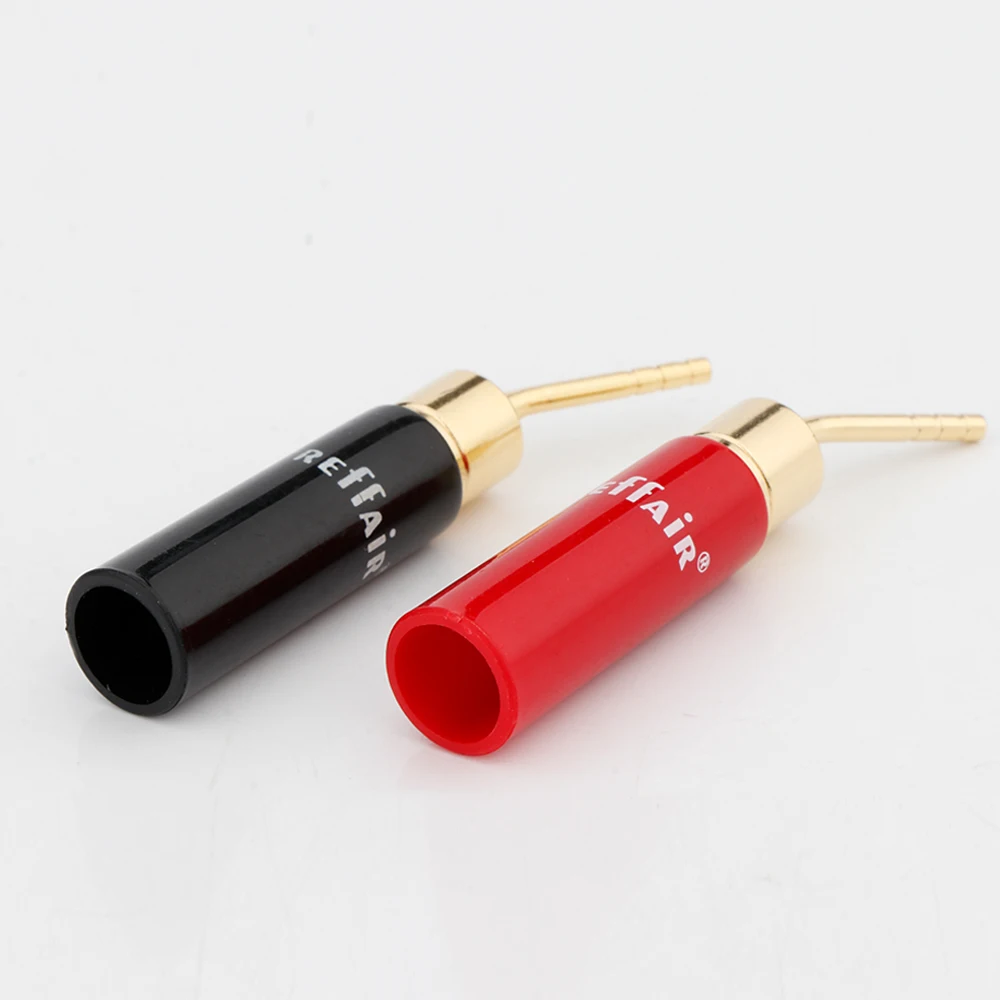 

Preffair 2mm Pin Banana Plug Adapter Straight Gold-Plated Banana Terminals Speaker Plugs Wiring Connector