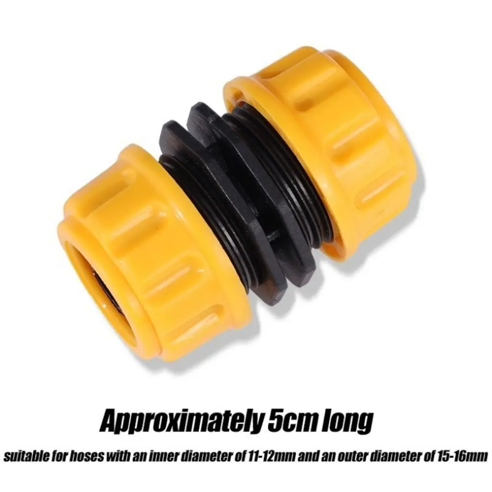 1/2 Inch Tube Quick Connector Tube Joints Leaky Water Tubeing Adapter PE Pipe Fitting Garden Watering Irrigation Tube Joints