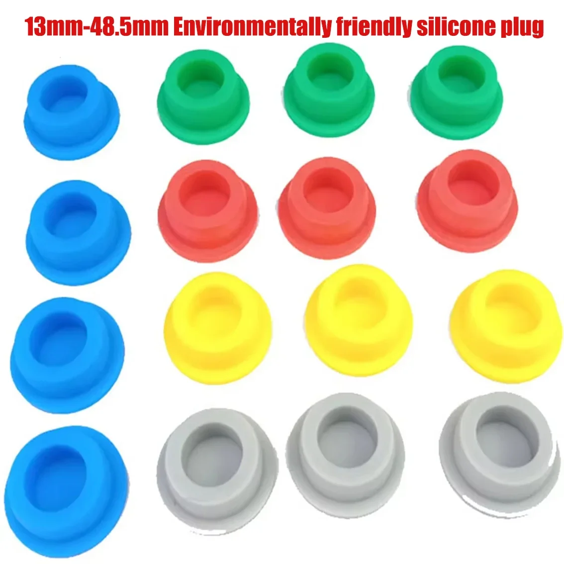 ارتفاع درجة الحرارة صديقة للبيئة الملونة المطاط T على شكل المكونات معزول سيليكون المكونات بالوعة اليد المكونات المطاطية 13 مللي متر ~ 48.5 مللي متر