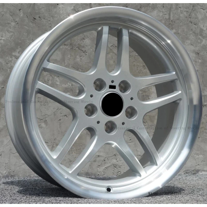 Hot Sale Cast Wheels for 3 4 5 Series E38 E39 E60 E36 F30 F10 Cast 5x120 Silver 19 Inch Rims Style 37 Alloy Passenger Car Wheels