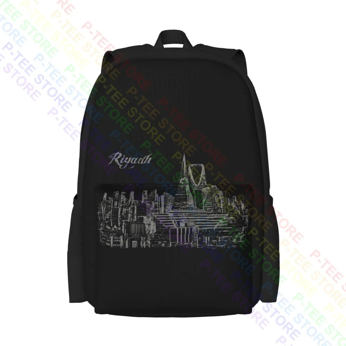 Riyadh Saudi Arabia City Skyline Large Capacity Backpack Cute Beach Bag Gym Tote Bag Riding Backpack