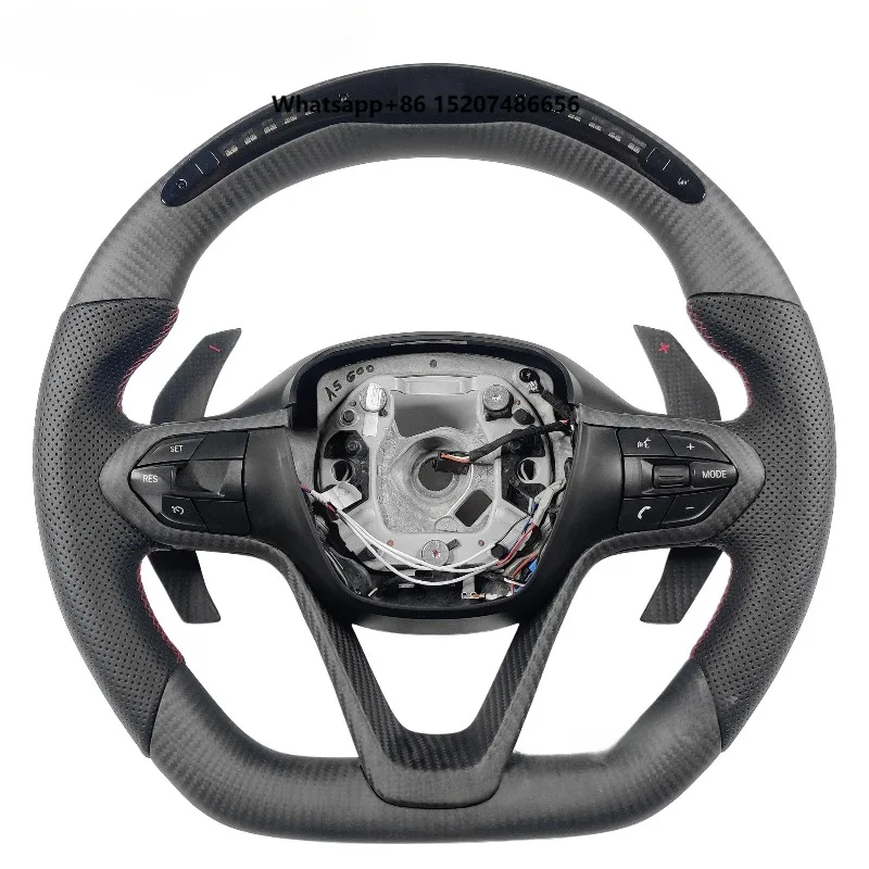 Private Custom Carbon Fiber Steering Wheel with LED Display & Shift Paddle for I8 Steering Wheels