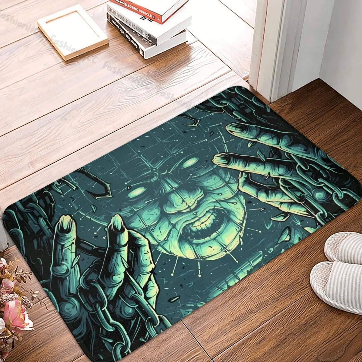 Hellraiser Horror Film Non-slip Doormat STORE DAN MUMFORD Bath Kitchen Mat Welcome Carpet Flannel Pattern Decor