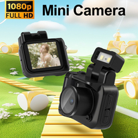 HD 1080P Mini Camera With LCD Screen Digital Camera Flash and Battery Holder Portable Video Recorder Retro Portable Pocket Cam