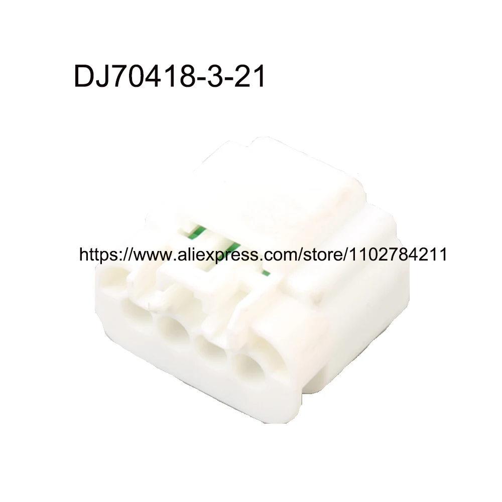 200PCS DJ70418-3-21 auto Waterproof cable connector 4 pin automotive Plug famale male socket terminal seal