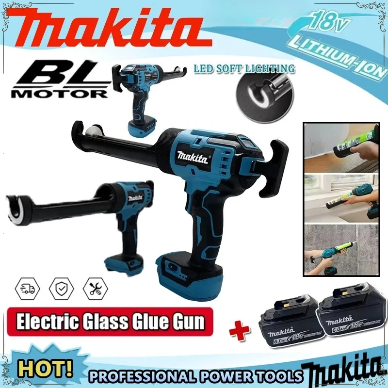

Makita Cordless Electric Glue Gun Multifunctional Electric Caulking Gun Portable Glue Filling Sealing Power Tool