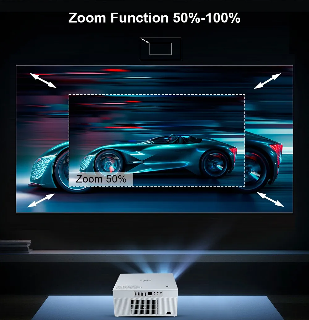 ThundeaL 2K 4K Full HD 1080P Projektor TDA7W 32G Android WiFi Heimkino TDA7 Beam-Projektor für Outdoor-Meetings 3D-Video-Filmprojektion – Detail 21