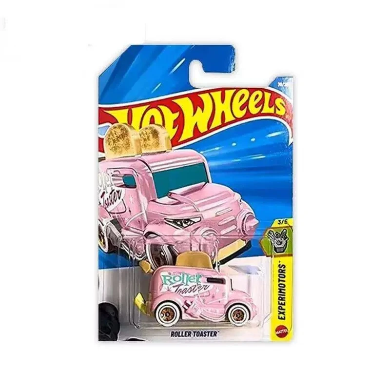 Coche de juguete Hot Wheels original Roller Toaster, modelo de aleación Experimotors a escala 1/64, colección de vehículos fundidos a presión, regalo de cumpleaños