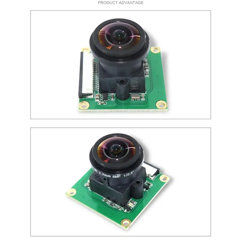 A01K-5MP OV5647 For Raspberry Pi Camera Module With Wide Angle Lens 175 Degree Replacement Parts 1 PCS