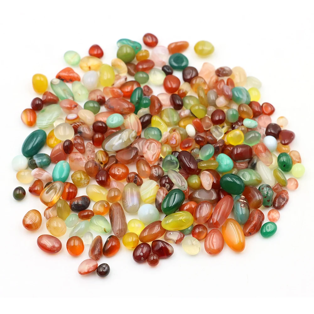 Natürliche bunte Achatkies Mineralien Reiki Chip Steine Heilquarz Trommelkristalle Probe Home Aquarium Dekor DIY Handwerk
