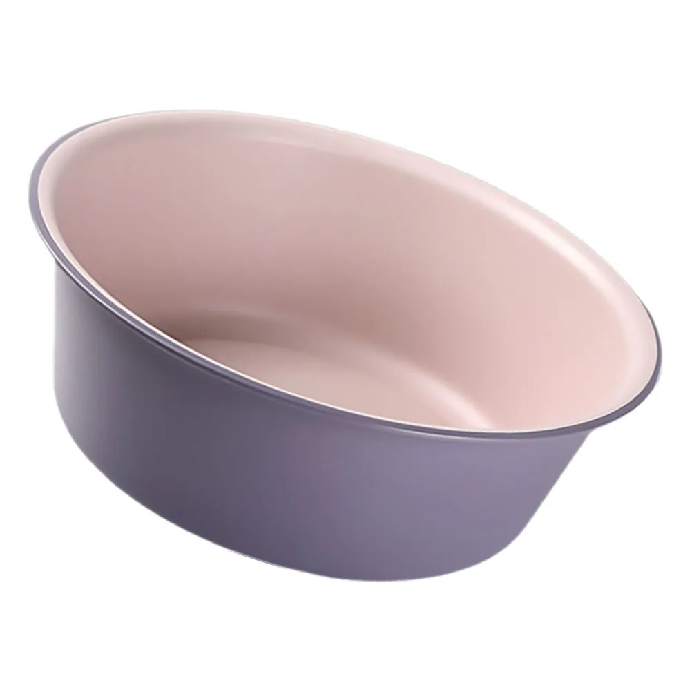 Bacia de banho grande banheira redonda de plástico para uso em salão de beleza doméstico banheira de imersão de pés antiderrapante balde de pedicure portátil lavadora de pés