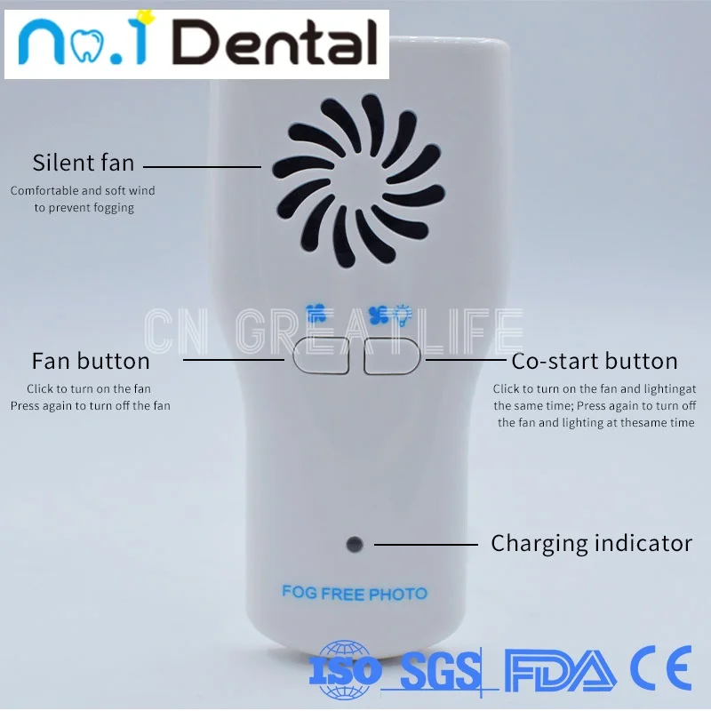 Led Electronic Mirror Defog Dental Oral Photography Mirrors Defog Occlusal Ortho Led Defog Mirror