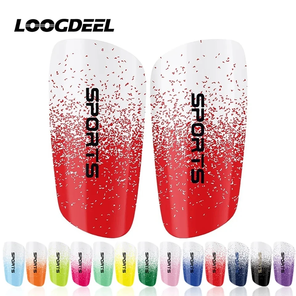 Loogdeel 1 Pair Soccer Shin Guards Insert Board Boy Training Legging Protective Football Protectors Pads Adult Kids Shinguards