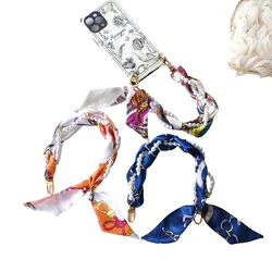 Women's Beaded Mobile Phone Chain Bag Chain Belt Wrapped Around The Scarf To Show The High-end