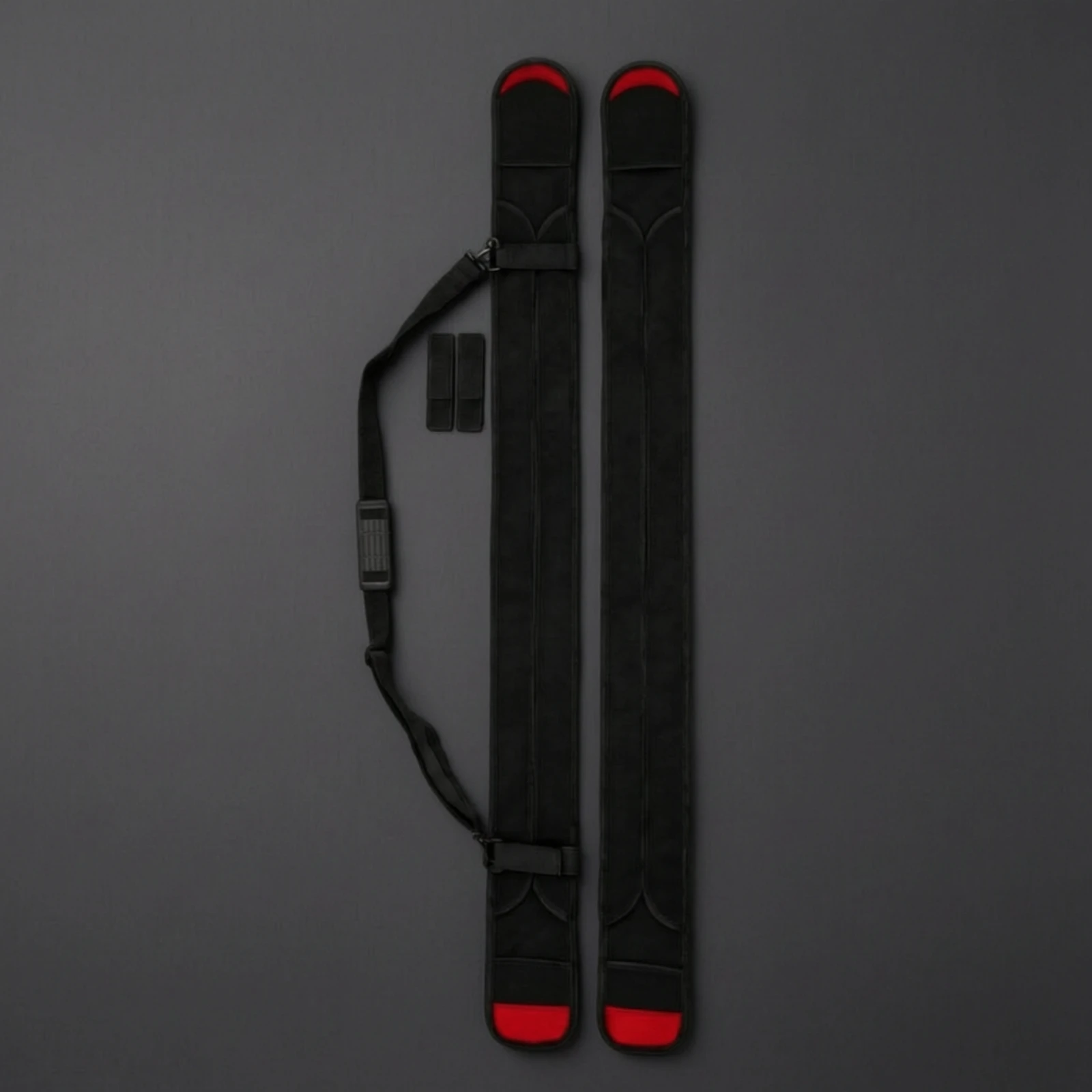 Padded Ski Bag with Shoulder Strap Spacious doubleCompartment Ski Bag Reinforced for Vehicle Transport, Seasonal Organization
