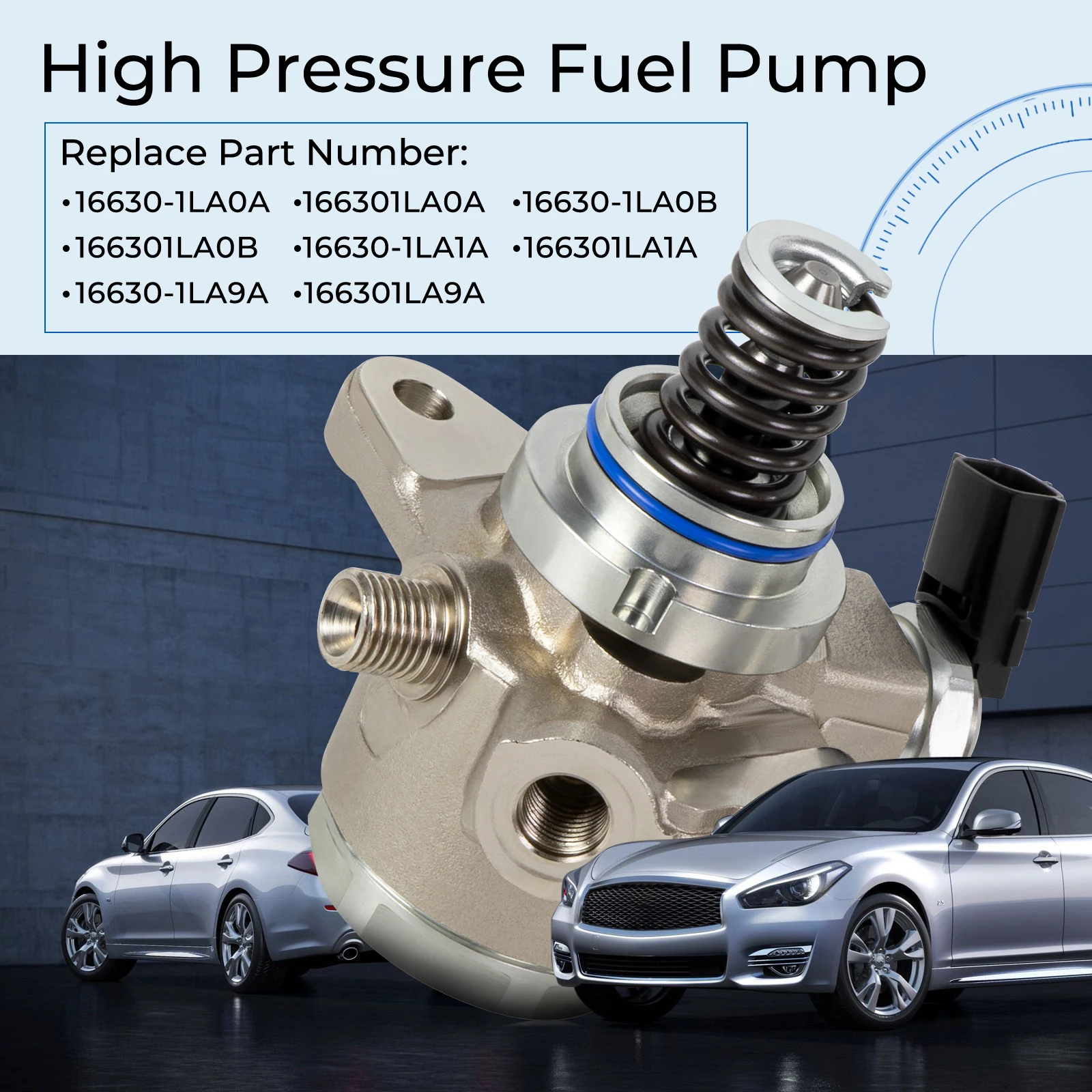 High Pressure Fuel Pump 16630-1LA0A 16630-1LA1A for Nissan Titan 2016-2019 Armada NV for Infiniti M56 M37 QX56 Q70 QX80 Q70L
